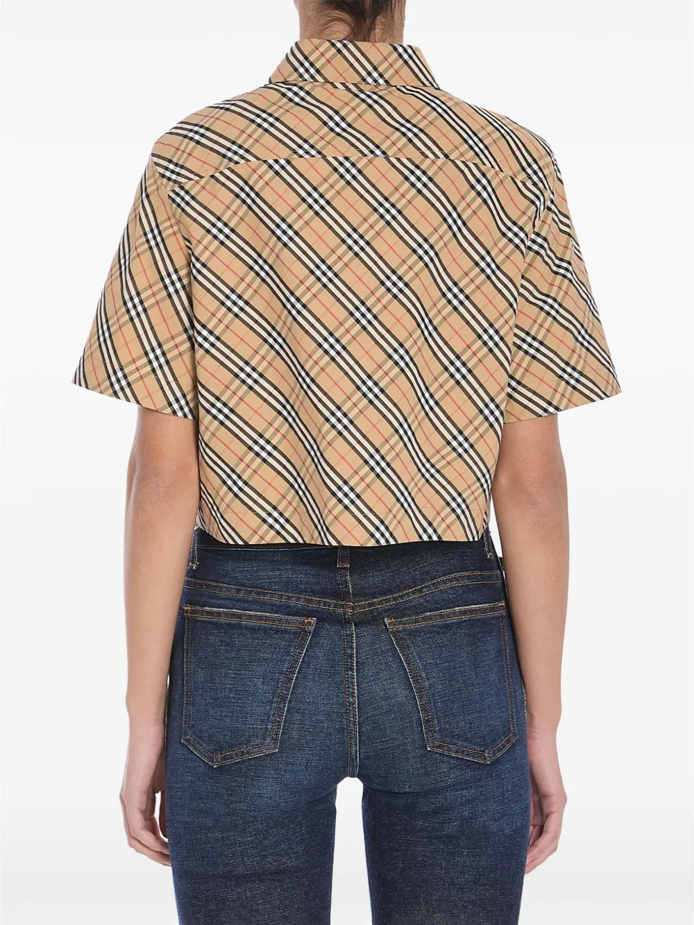 Burberry Cropped Short Sleeve Shirt - image 3