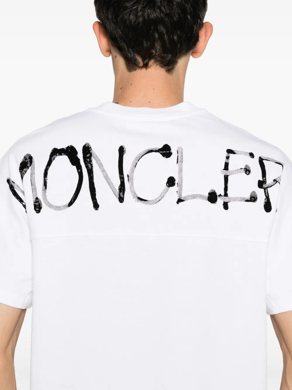 Moncler White Graffiti T-Shirt - image 6