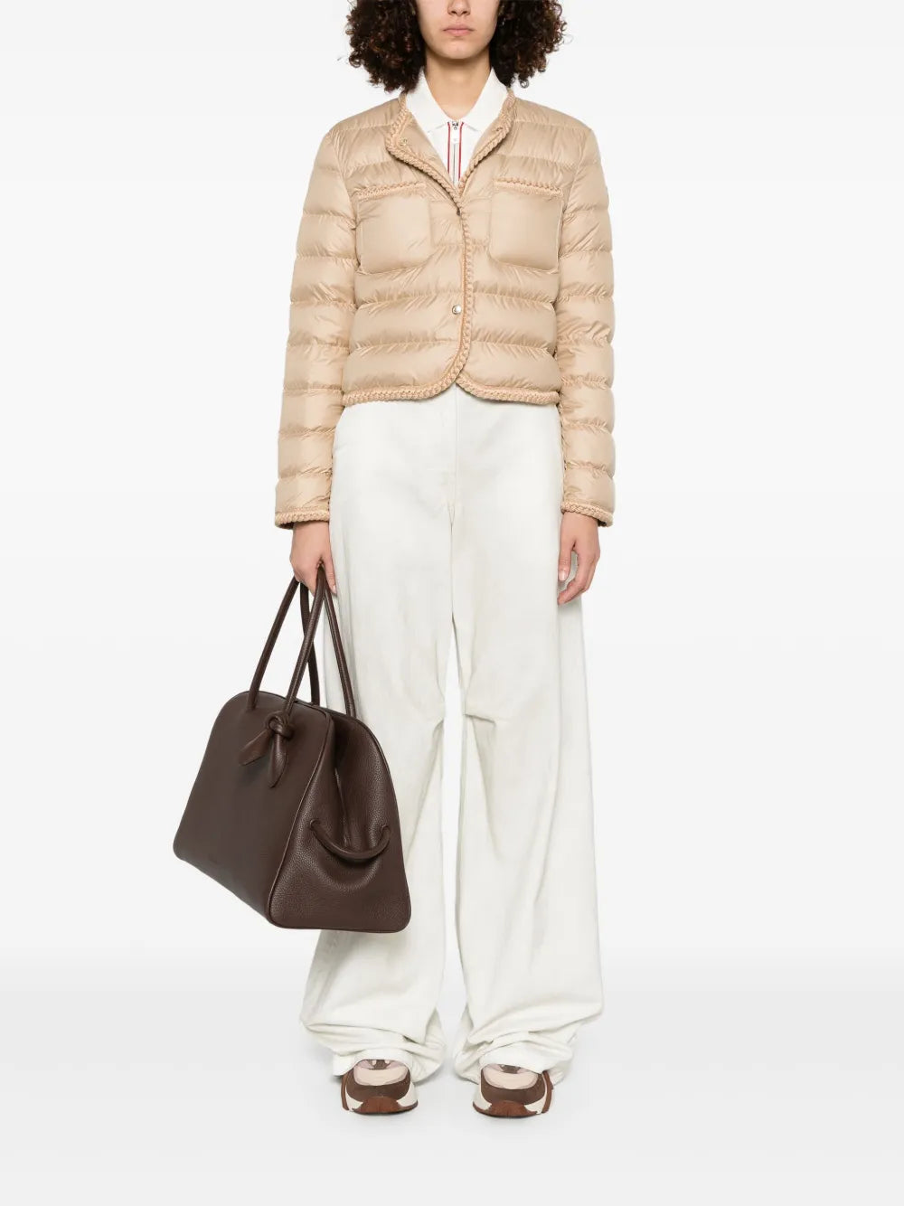 Moncler Cropped Quilted Down Jacket - image 2