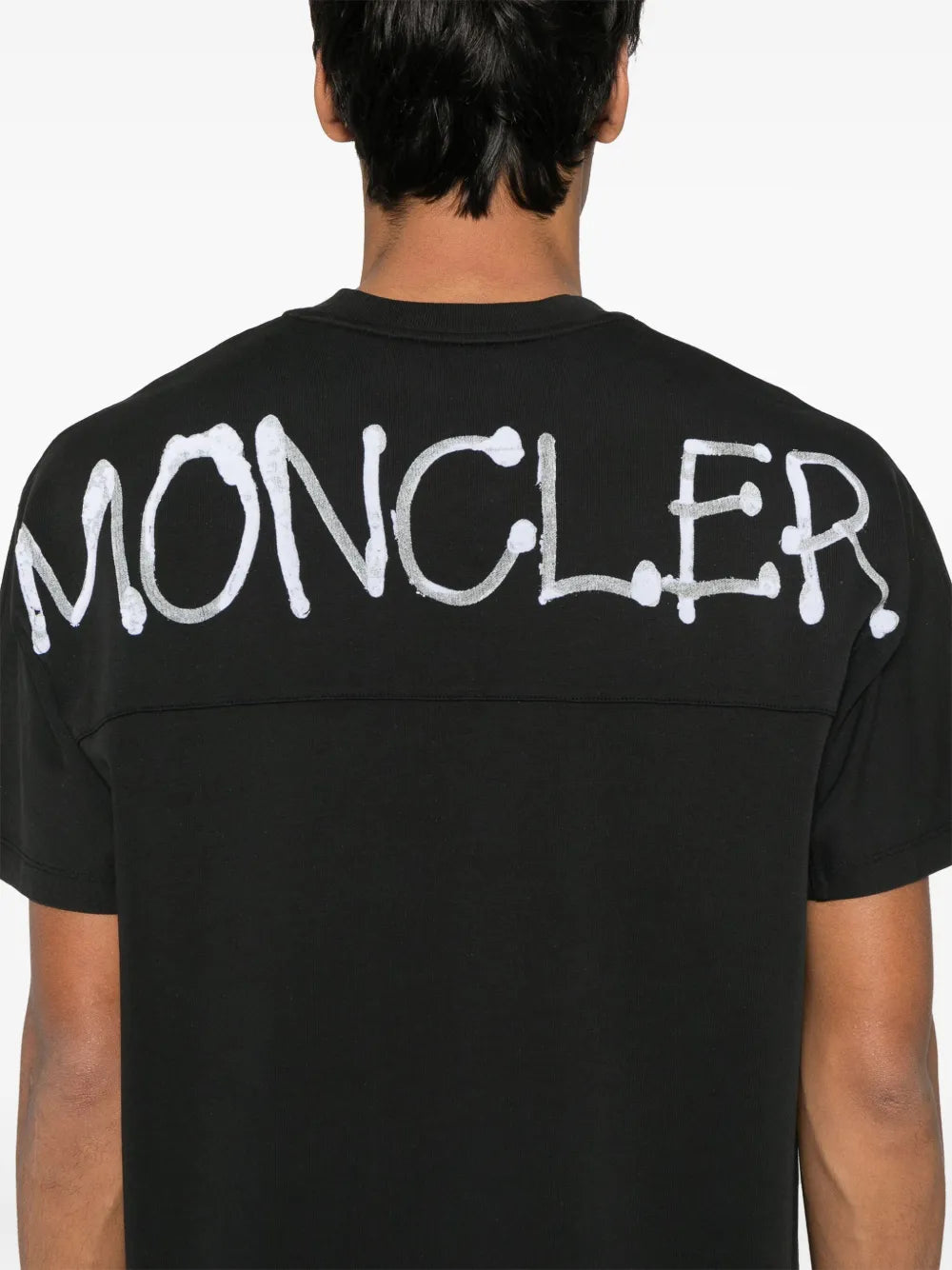 Moncler Black Graffiti T-Shirt - image 6