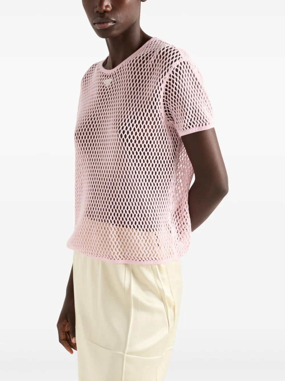 Prada Mesh Knit T-Shirt - image 6