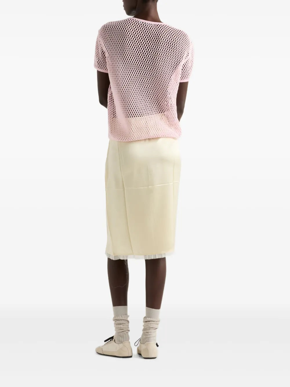 Prada Mesh Knit T-Shirt - image 3