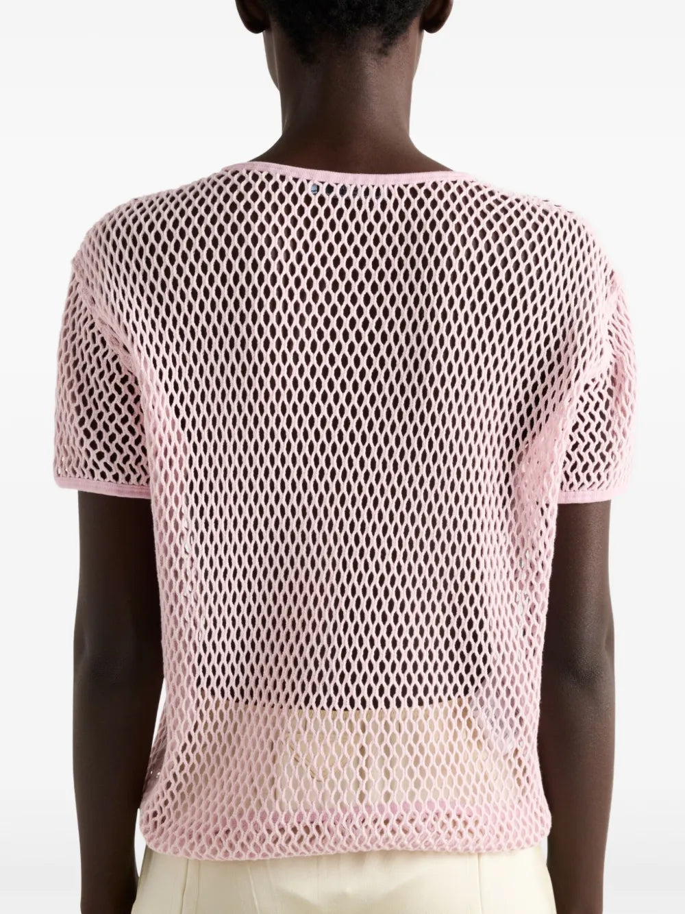 Prada Mesh Knit T-Shirt - image 7