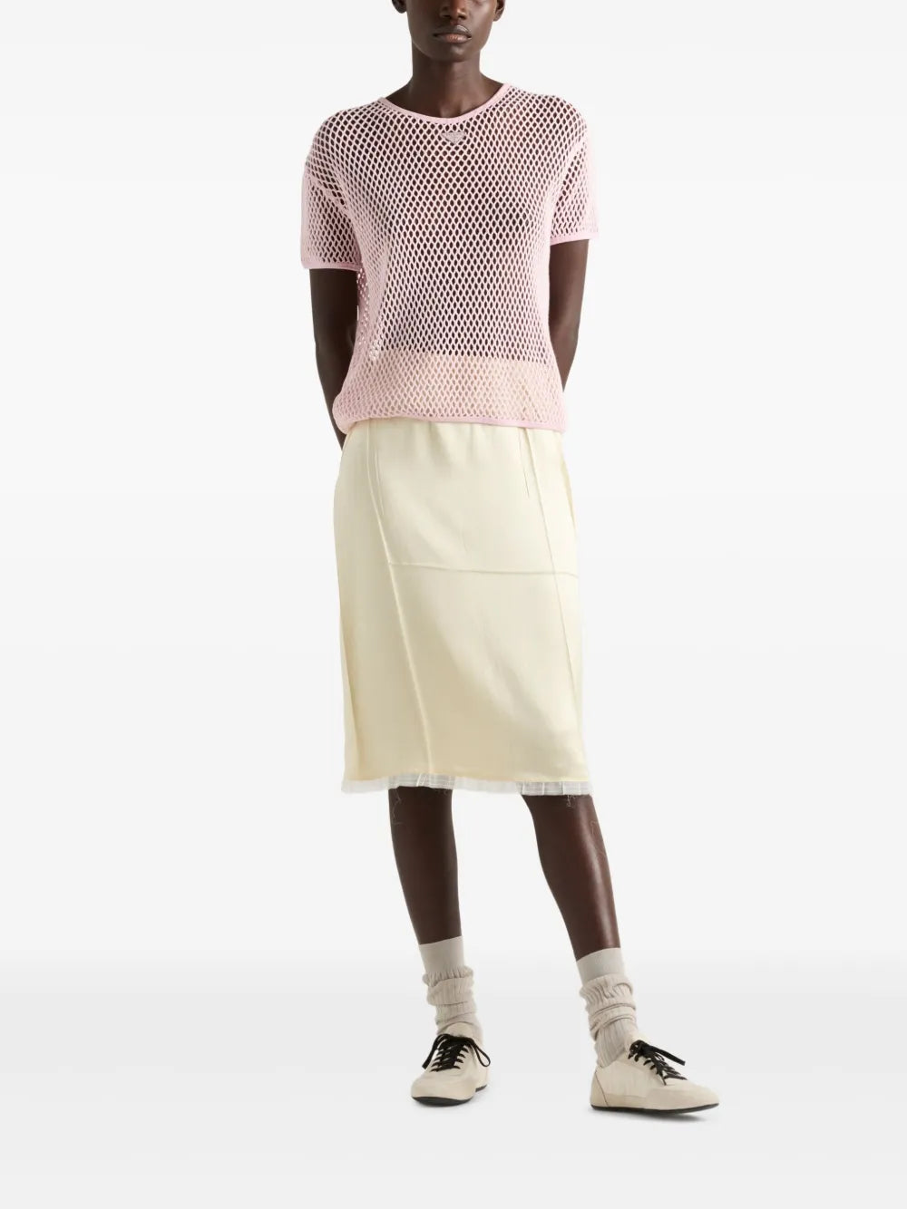 Prada Mesh Knit T-Shirt - image 2