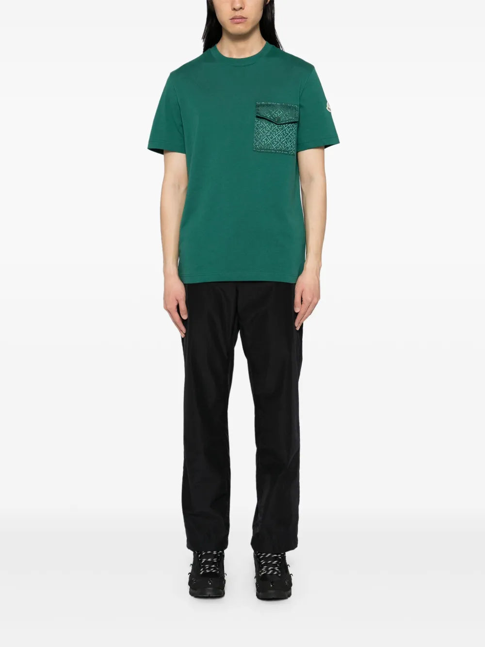 Moncler Green Monogram Pocket T-Shirt - image 2