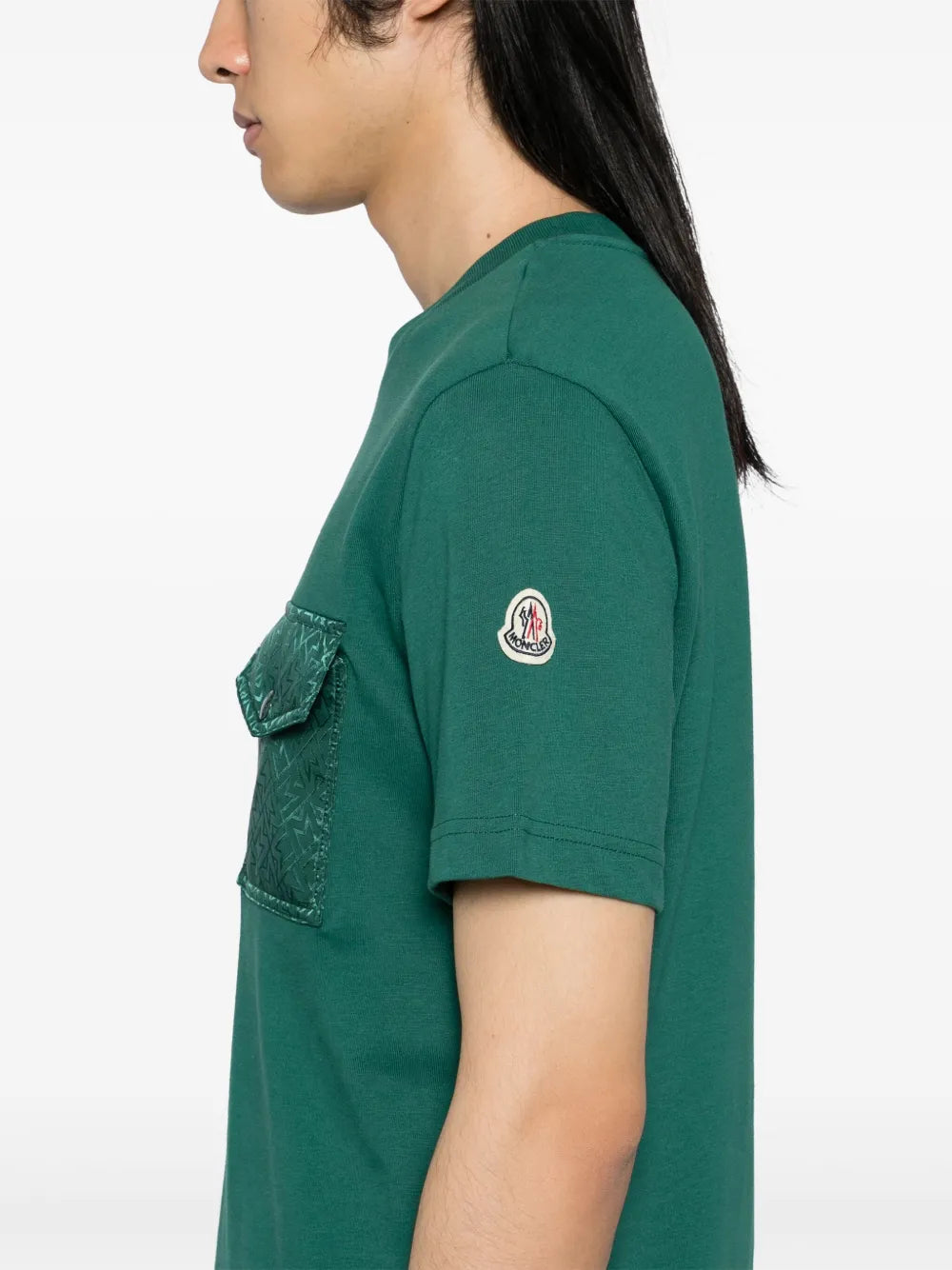 Moncler Green Monogram Pocket T-Shirt - image 6