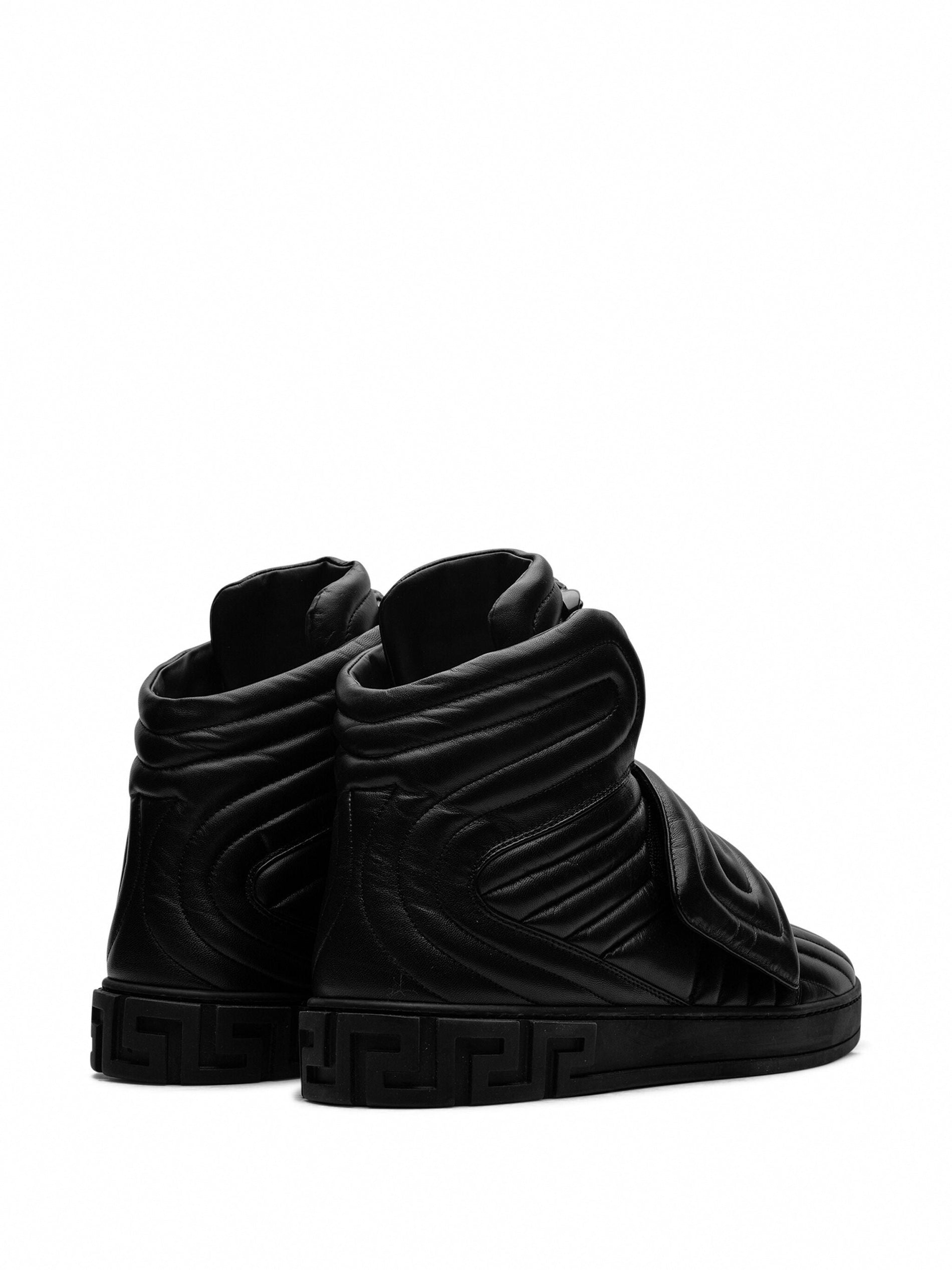 Versace Medusa Quilted Sneakers - image 4