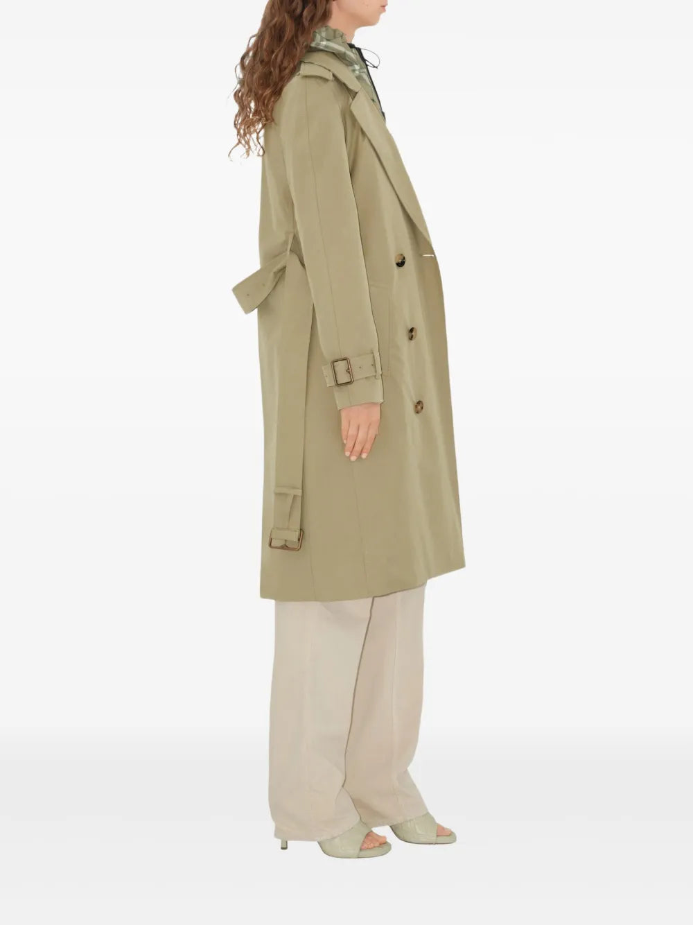 Burberry Long Trench Coat - image 4