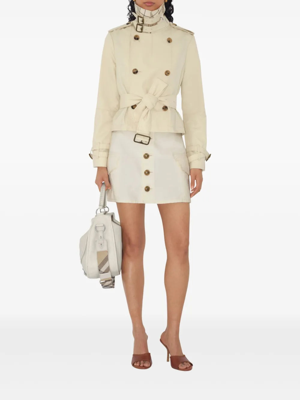 Burberry Beige Trench Coat - image 2