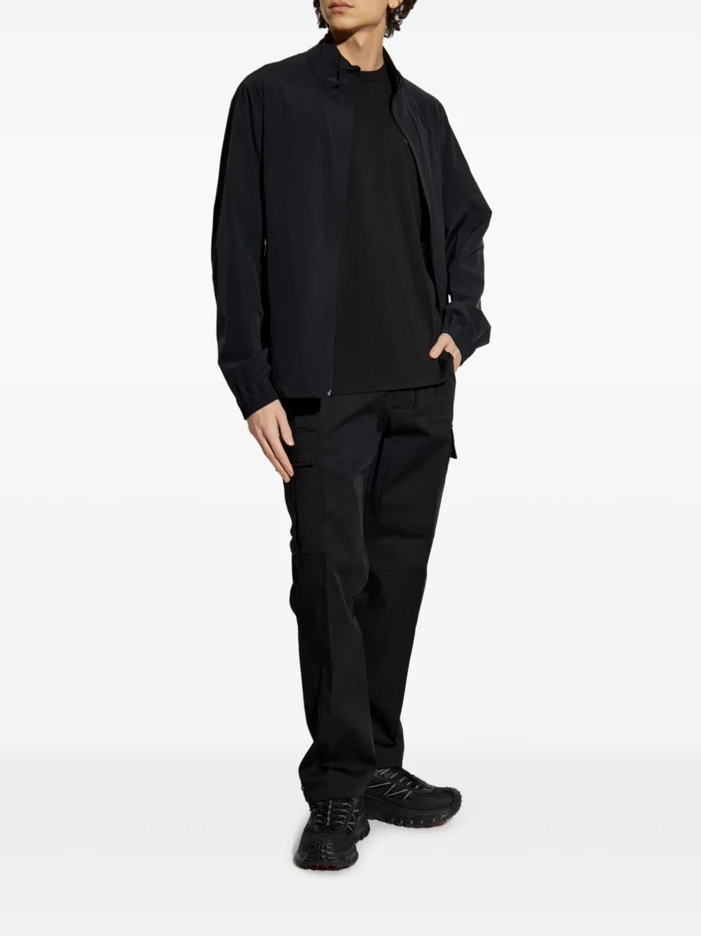 Moncler Black Faded Logo Print T-Shirt - image 2