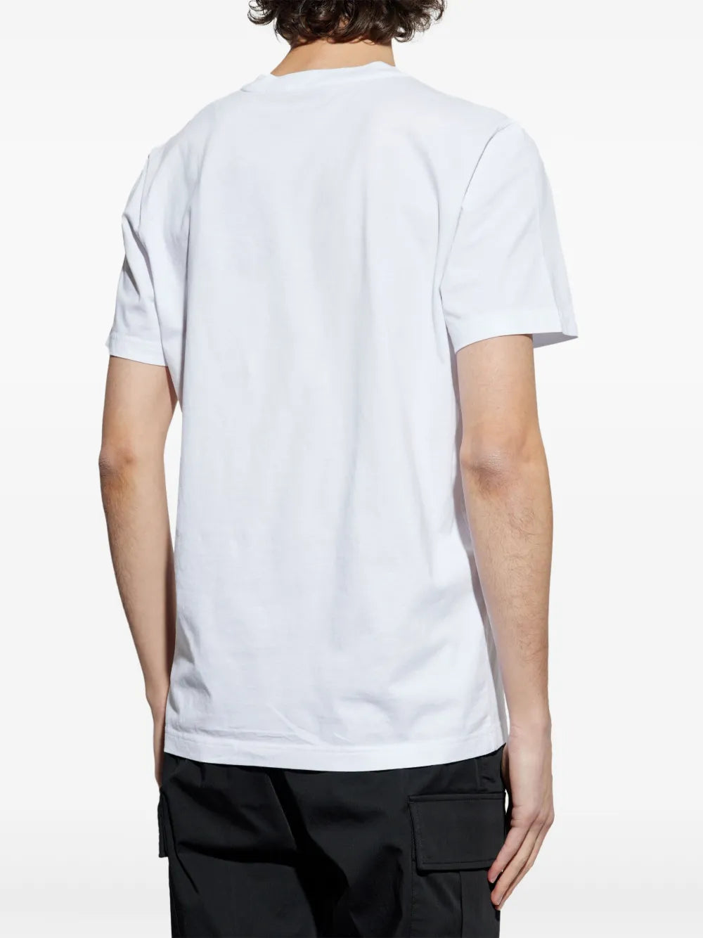 Moncler White Faded Logo Print T-Shirt - image 5