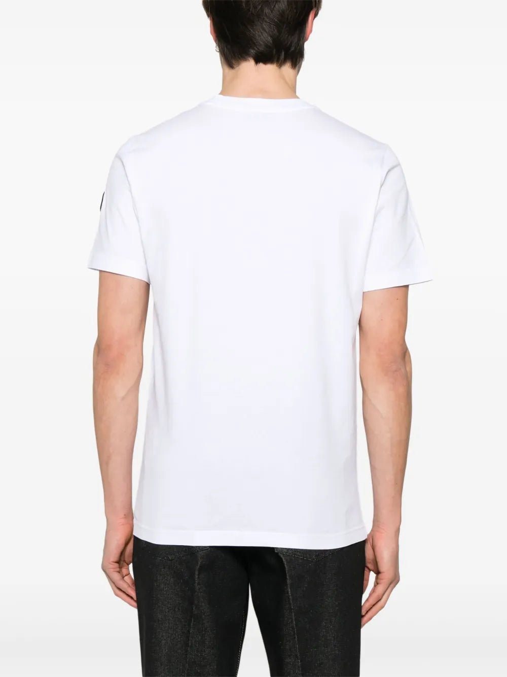 Moncler White Faded Logo T-Shirt - image 3