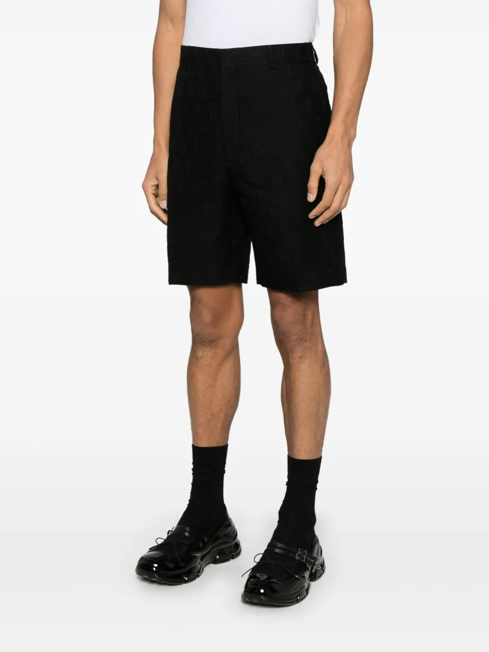 Fendi FF Linen Shorts - image 3
