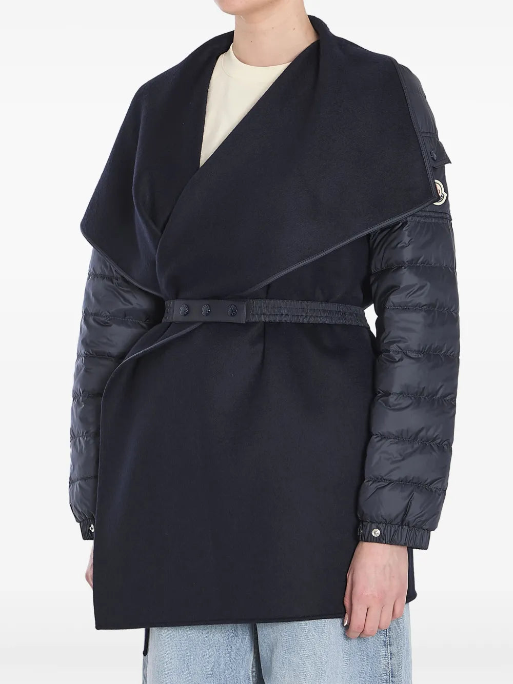 Moncler Quilted Wool Cape - image 2