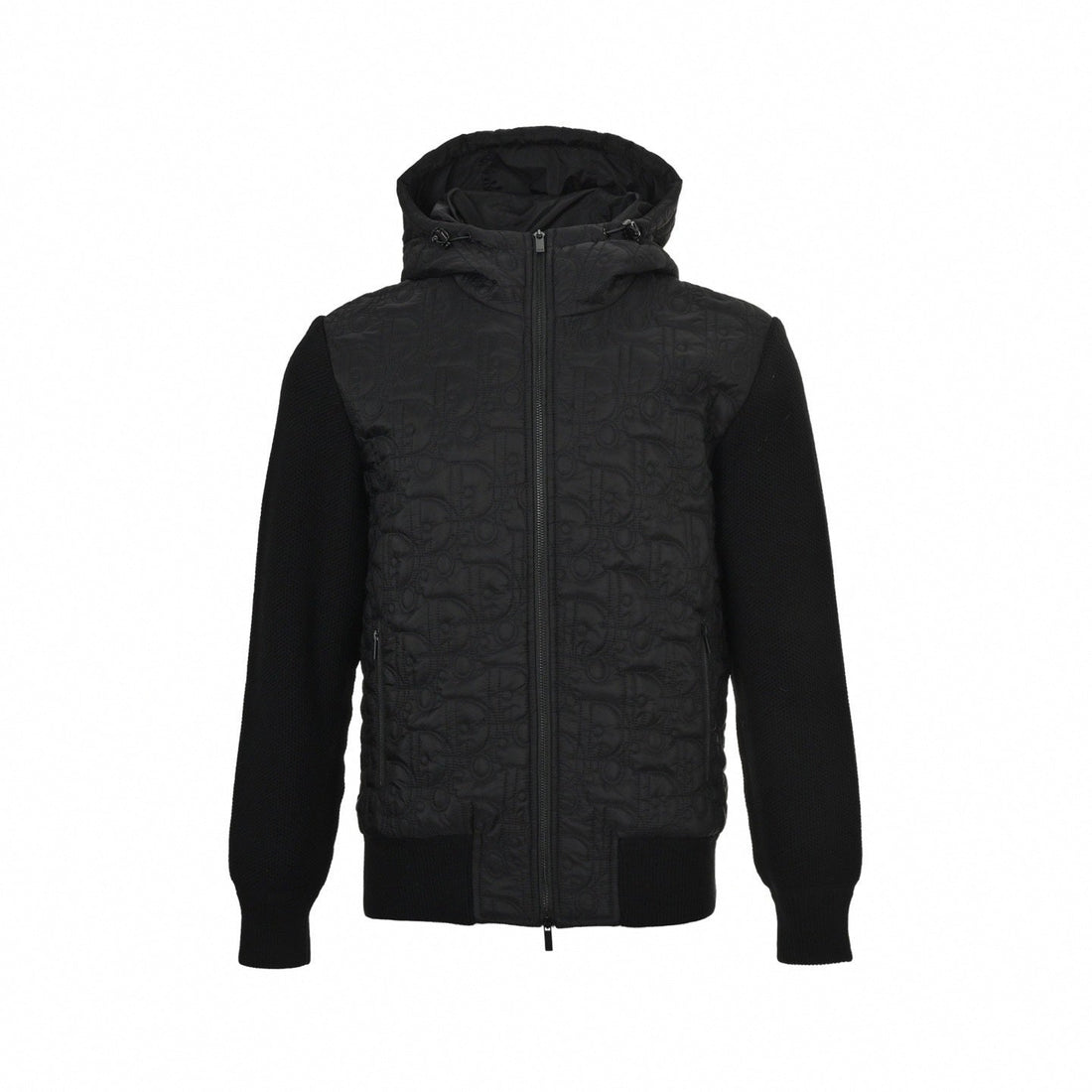 Oblique Quilted Hybrid Hoodie