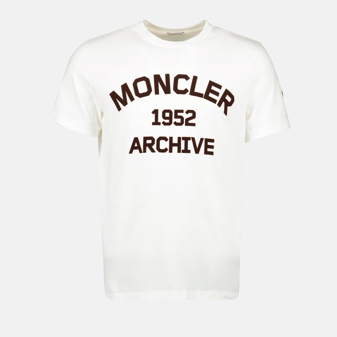 Printed T-Shirt White Felt Logo