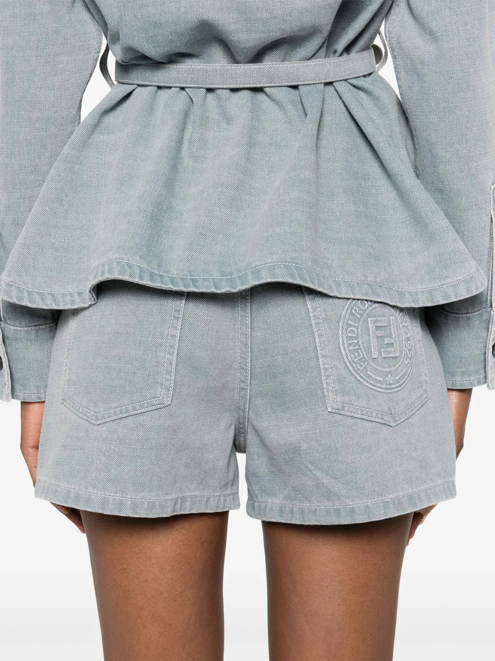 Fendi Denim Shorts - image 7