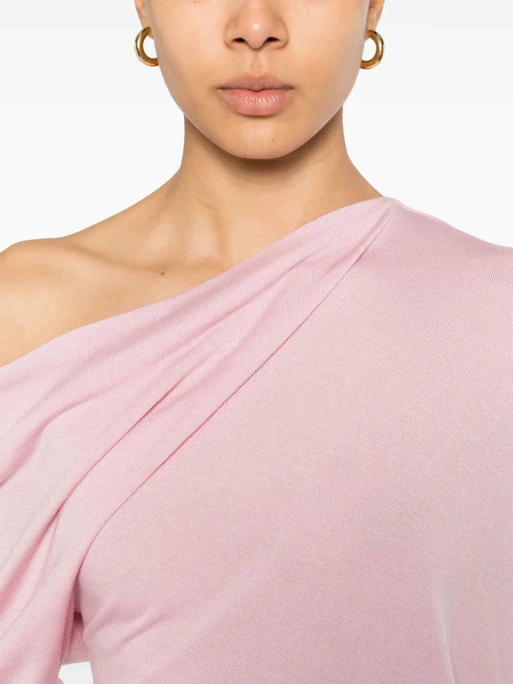 Moschino Draped Collar Wool Sweater - image 7