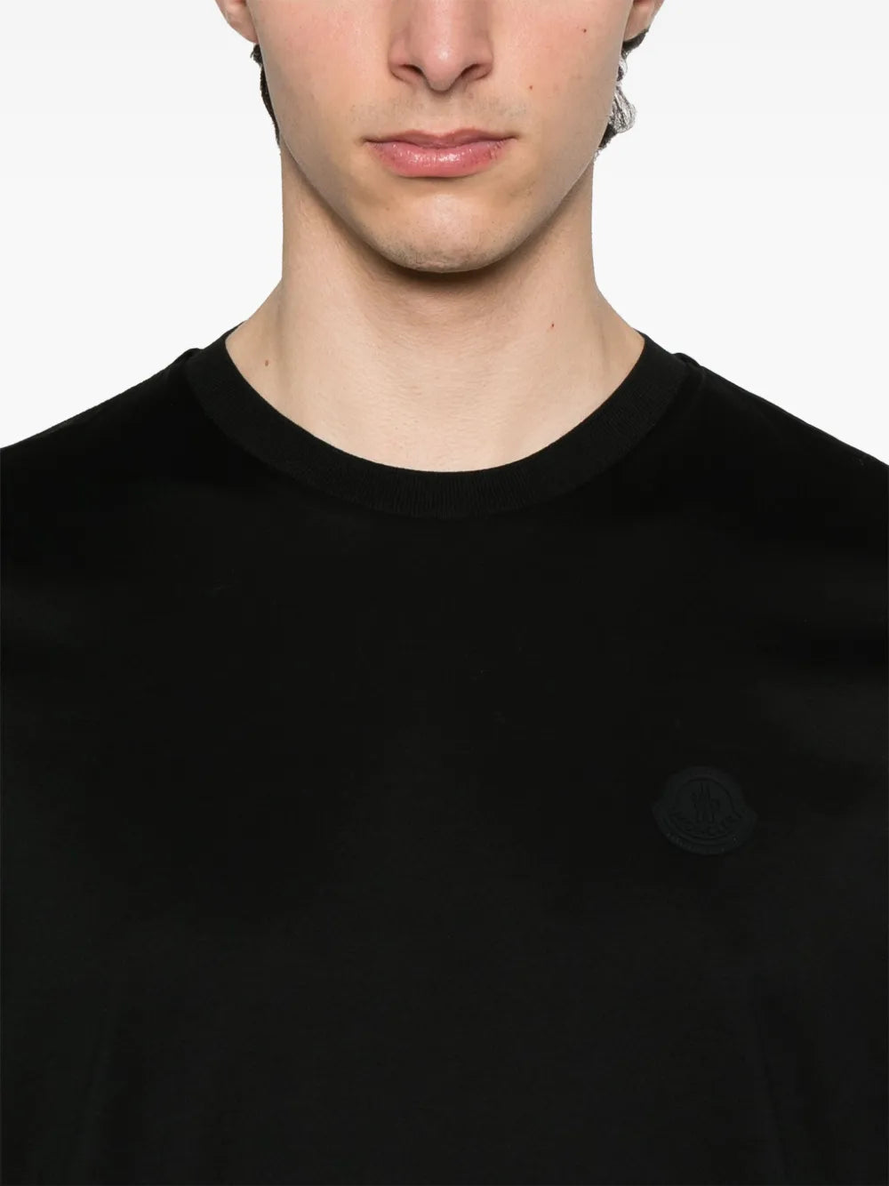 Moncler Black Vertical Logo T-Shirt - image 6