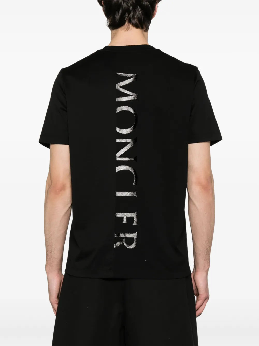 Moncler Black Vertical Logo T-Shirt - image 3