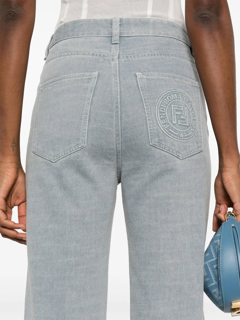 Fendi Bootcut Denim Jeans - image 7