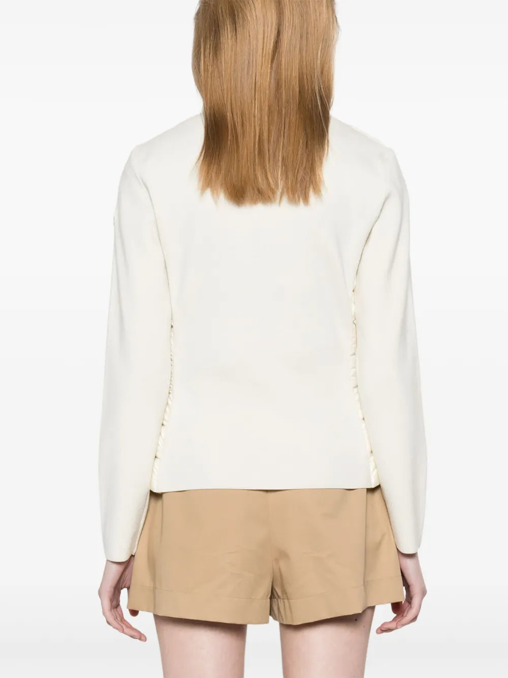 Moncler Ivory Knit Sleeve Puffer Jacket - image 6