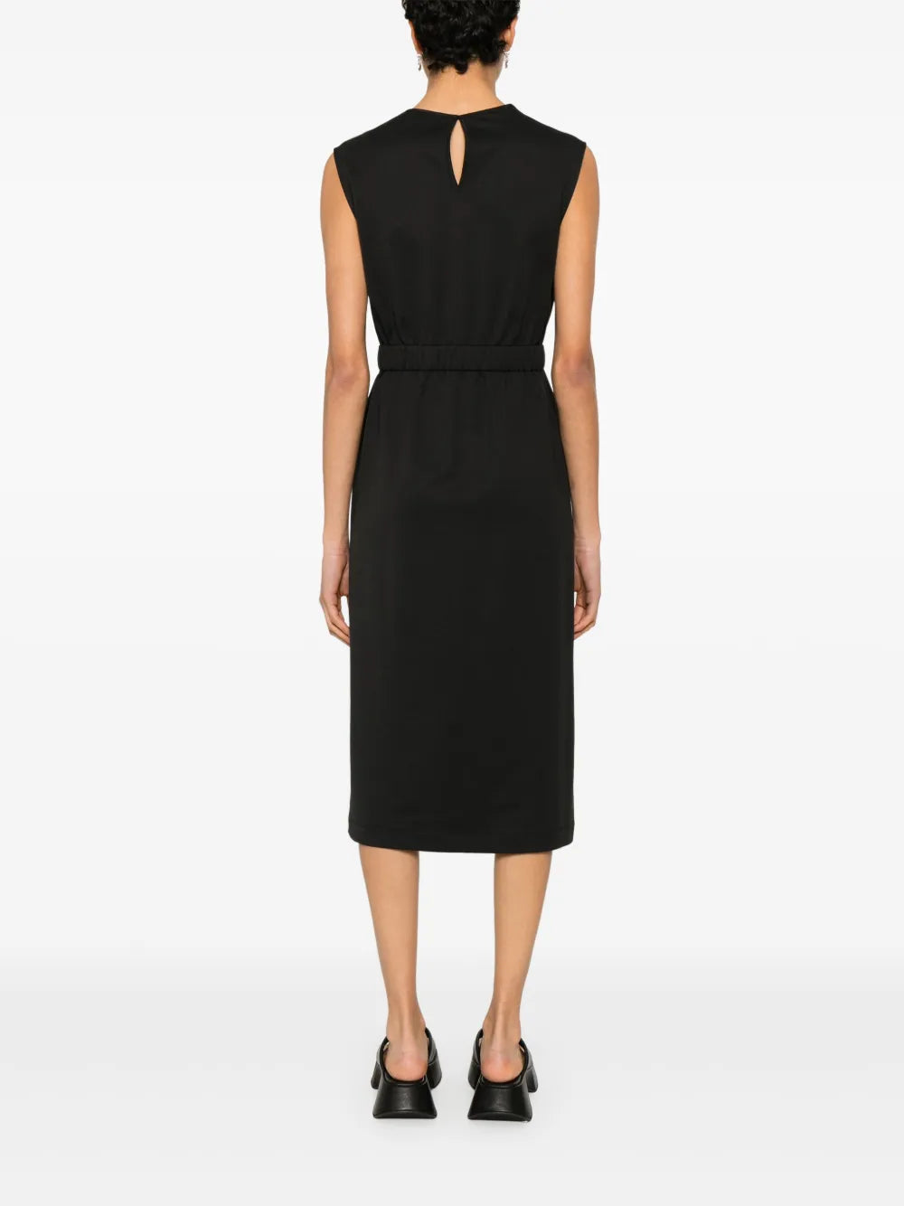 Moncler Sleeveless Drawstring Waist Midi Dress - image 6