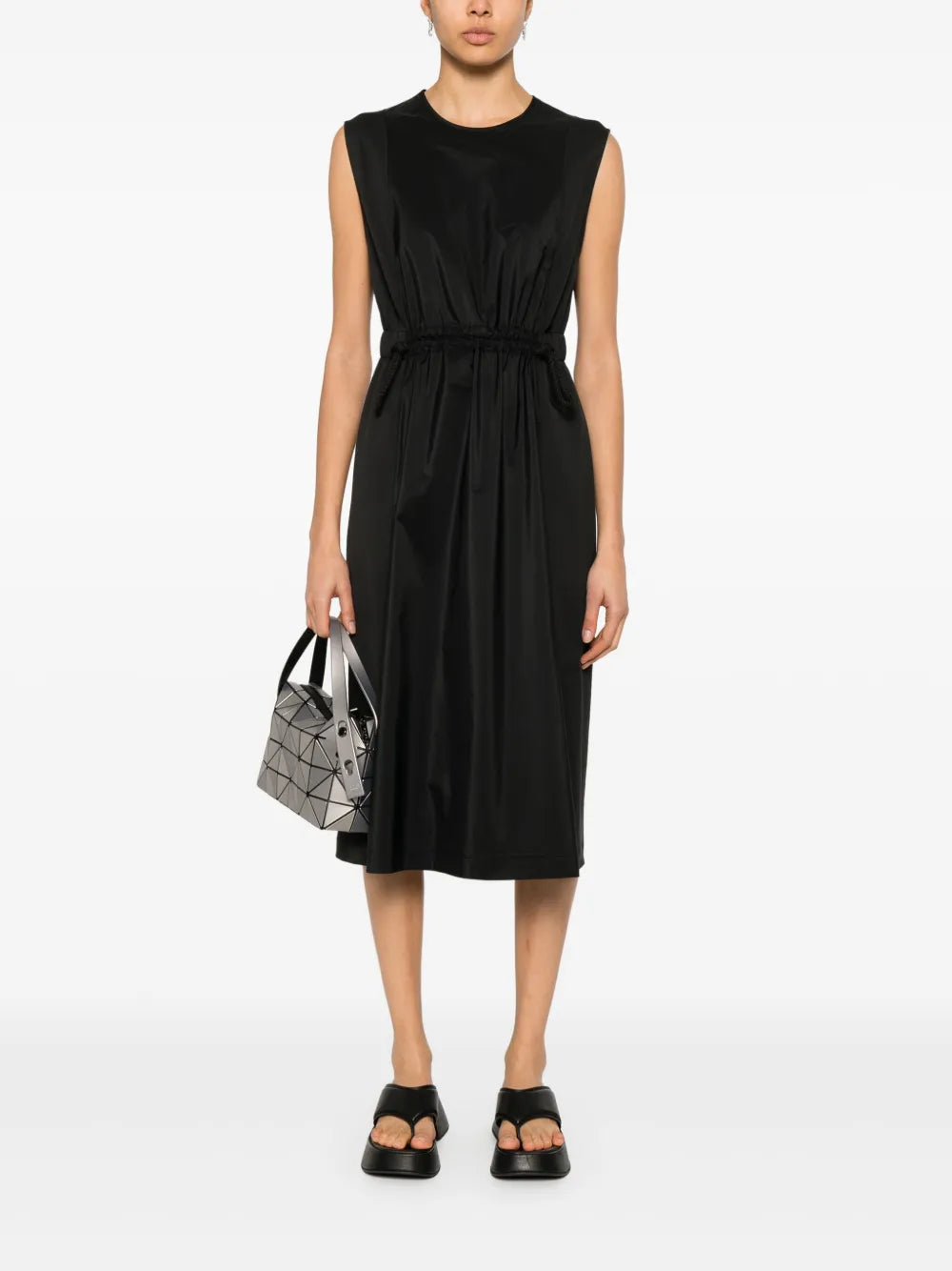 Moncler Sleeveless Drawstring Waist Midi Dress - image 2