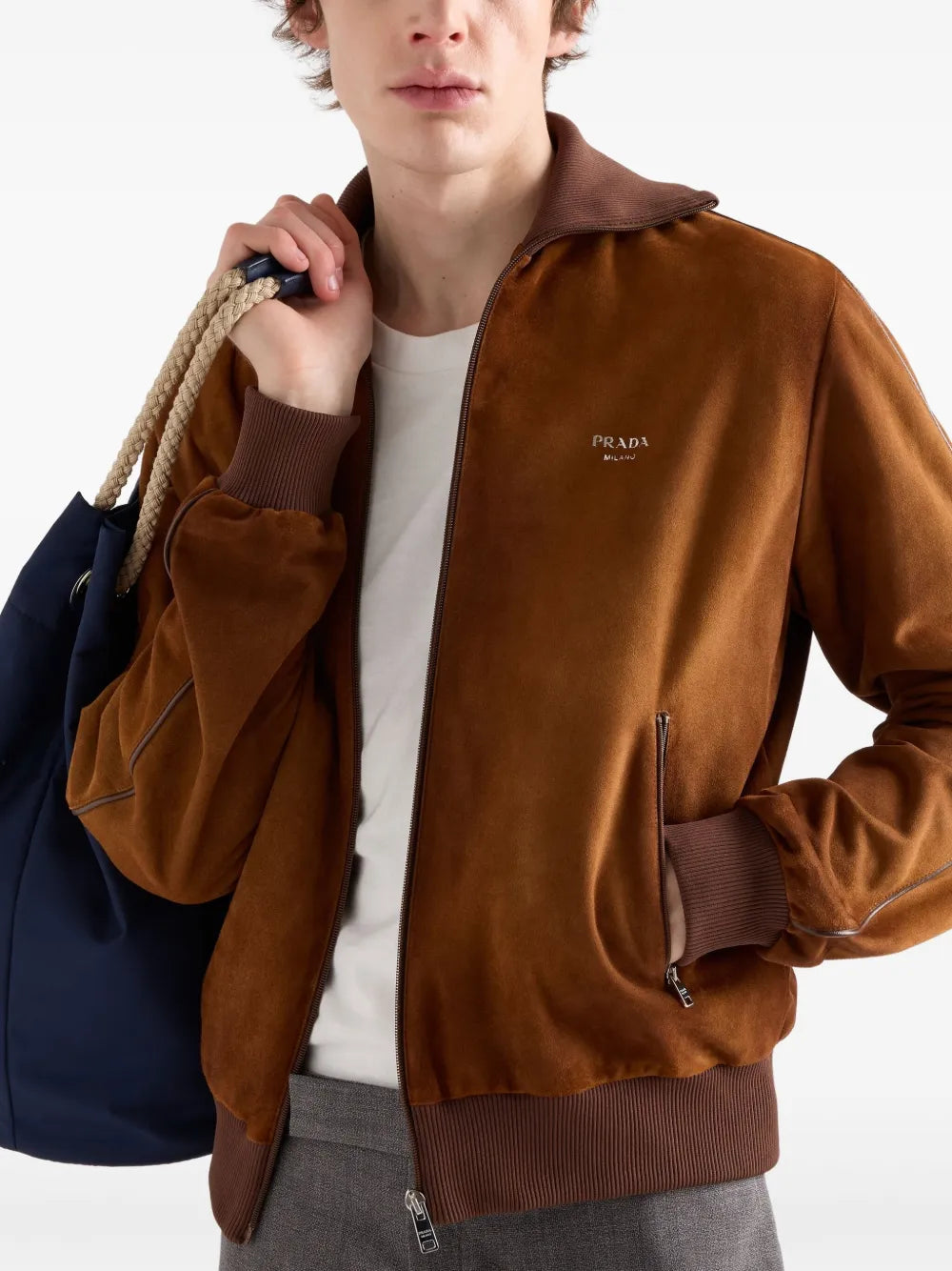 Prada Velvet Calfskin Jacket - image 6