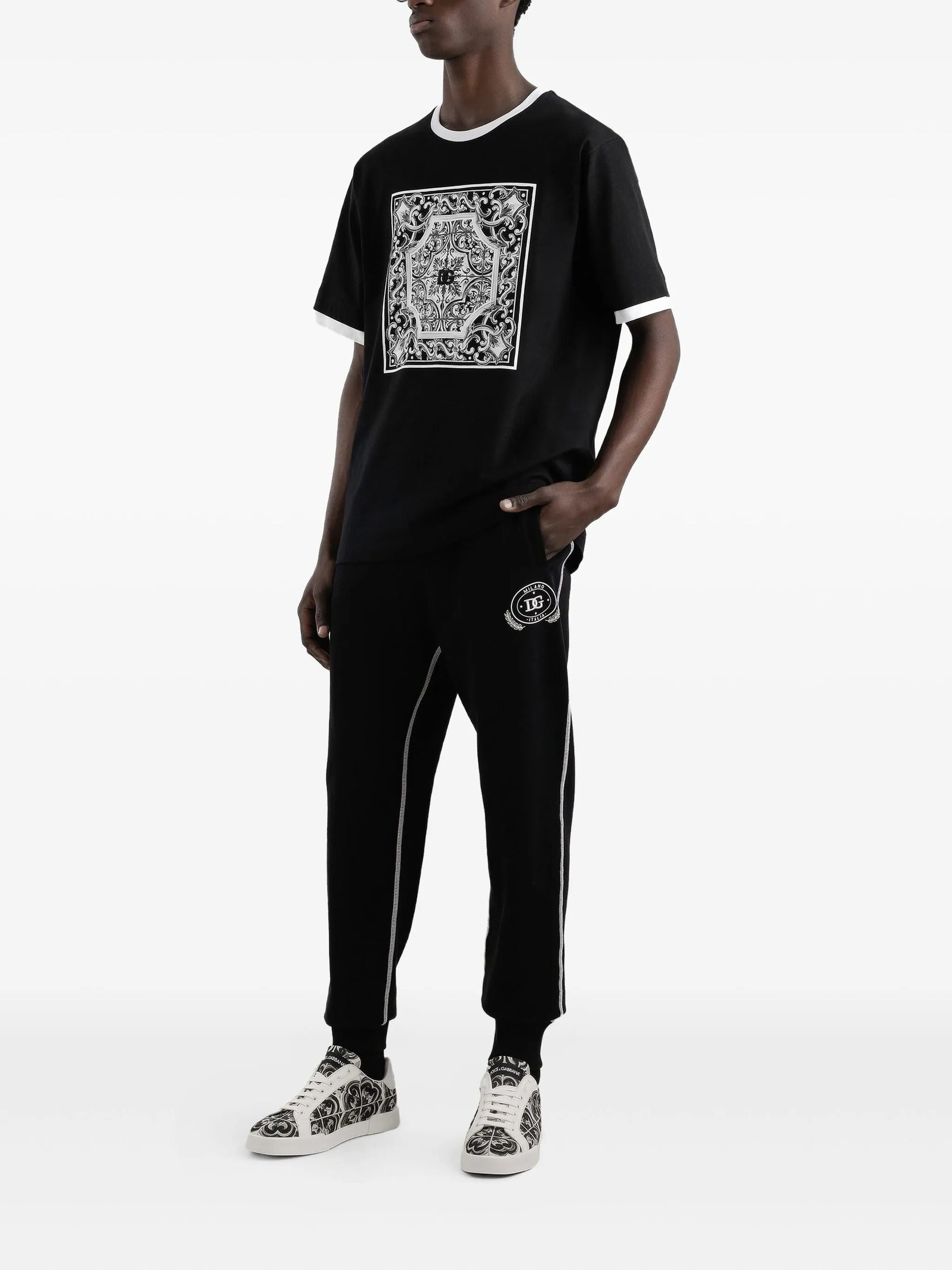 Dolce & Gabbana Cotton track pants - image 4