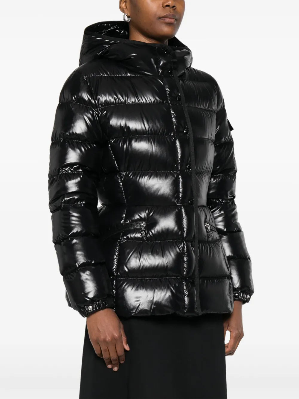 Moncler Glossy Hooded Puffer Jacket - image 3