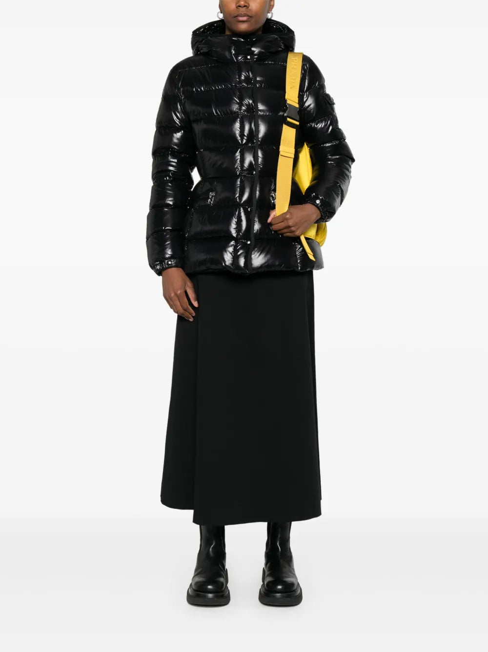 Moncler Glossy Hooded Puffer Jacket - image 2