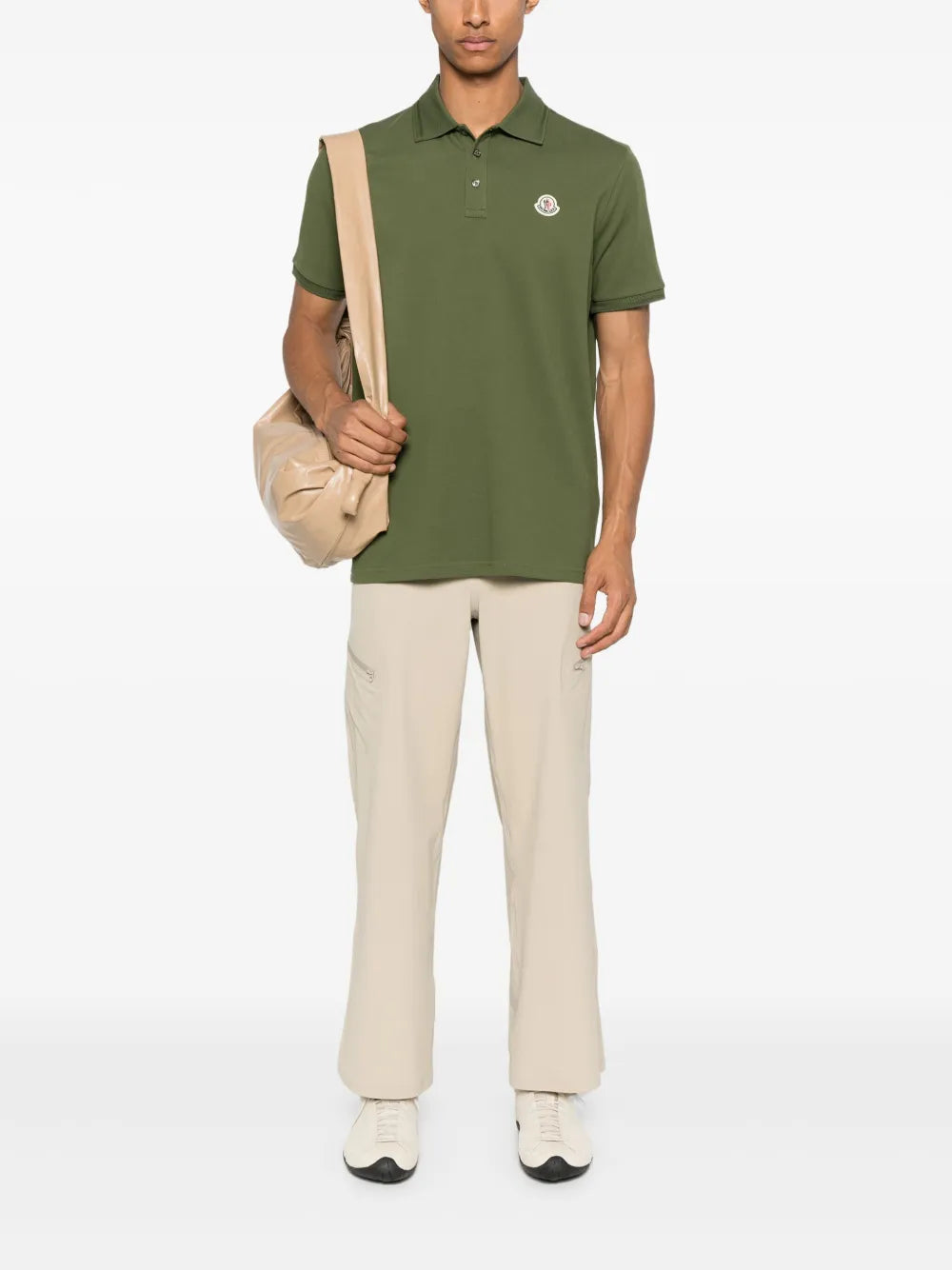 Moncler Olive Green Polo Shirt - image 2