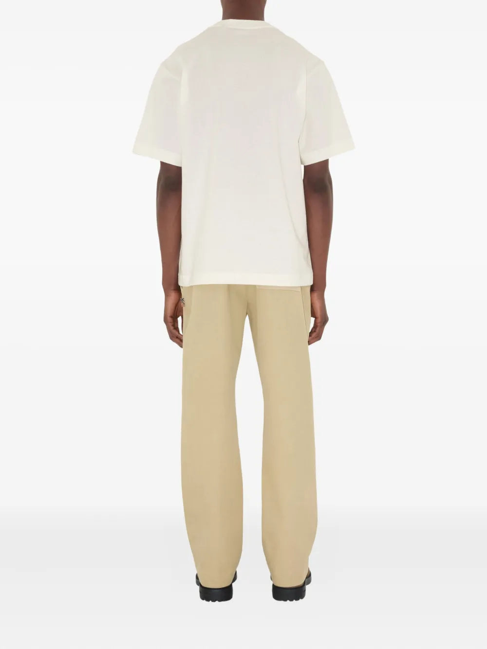 Burberry White EKD Embroidered T-Shirt - image 3