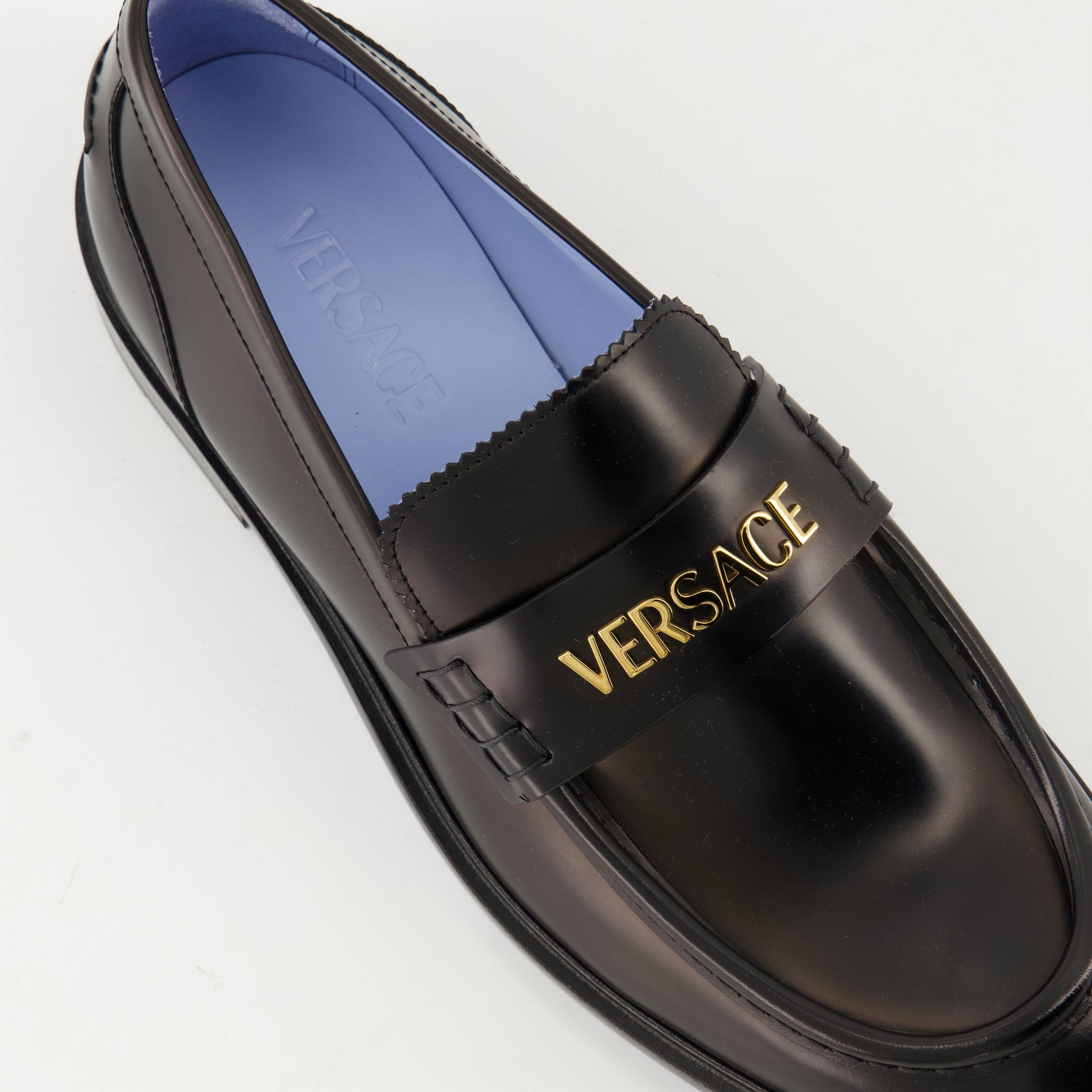 Versace Leather Loafers - image 5