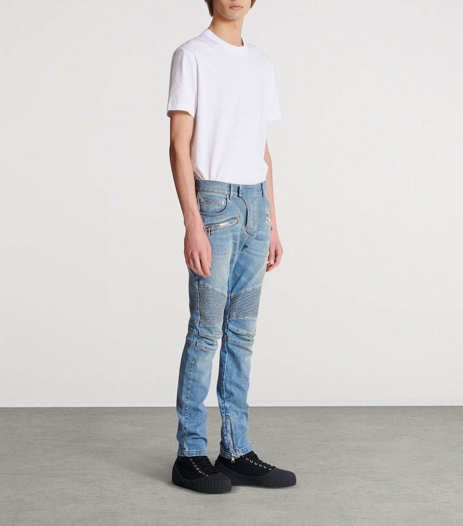 Balmain Biker Slim Jeans - image 8