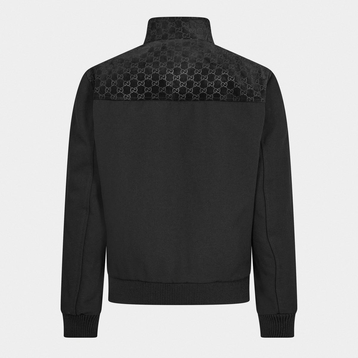 Gucci GG Jacquard Zip-Up Jacket in Black - image 2