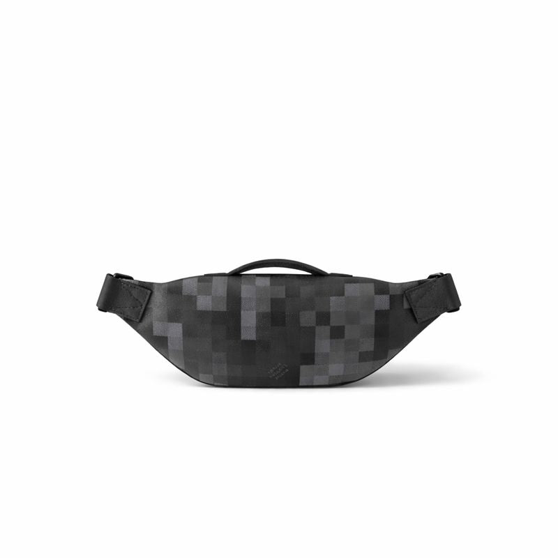 Louis Vuitton Damier Graphite Pixel Belt Bag (Black/Grey) - image 4