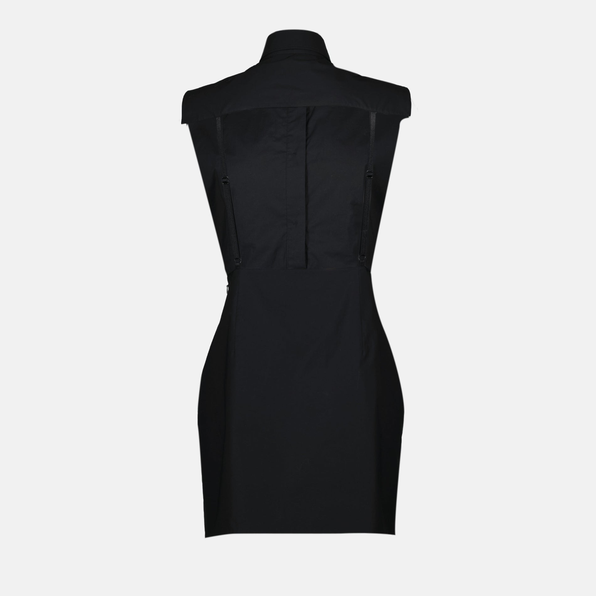 Moschino Ruffle-Bib Sleeveless Mini Dress - image 2