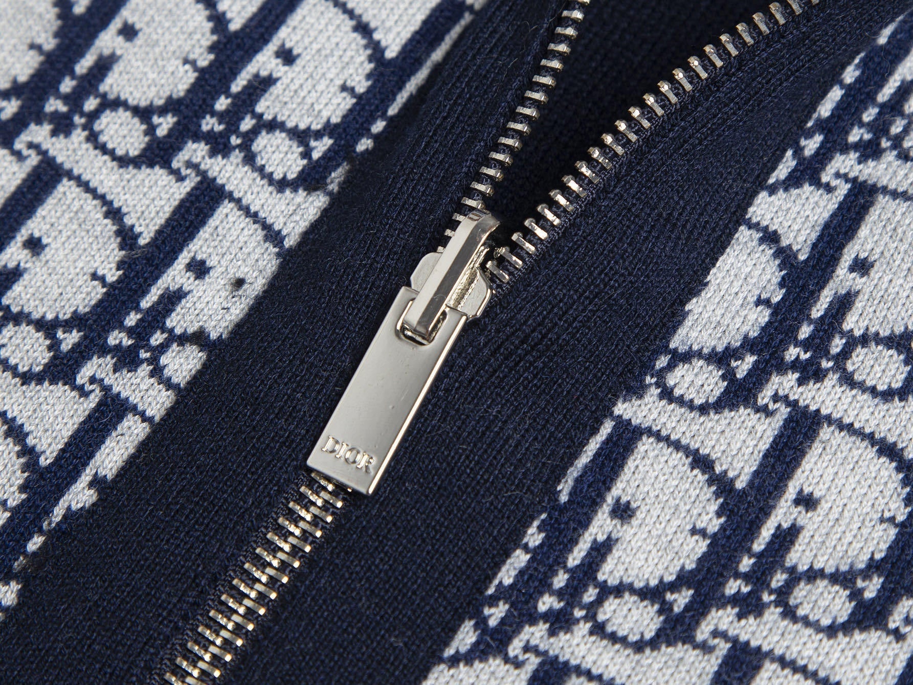 Dior Oblique Wool Zip Hoodie - image 5