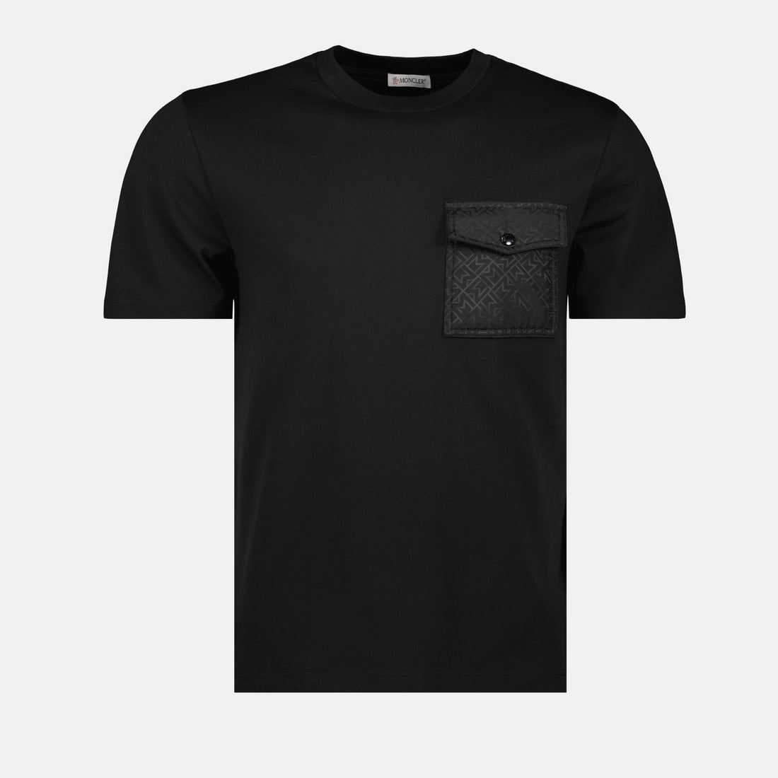 Black Monogram Pocket T-Shirt