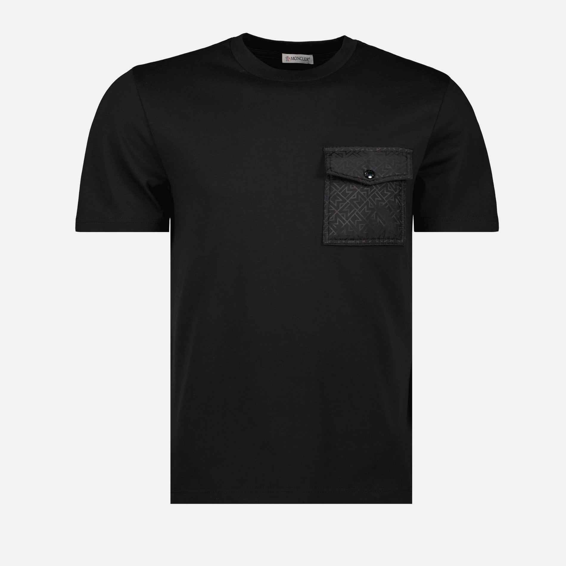 Moncler Black Monogram Pocket T-Shirt