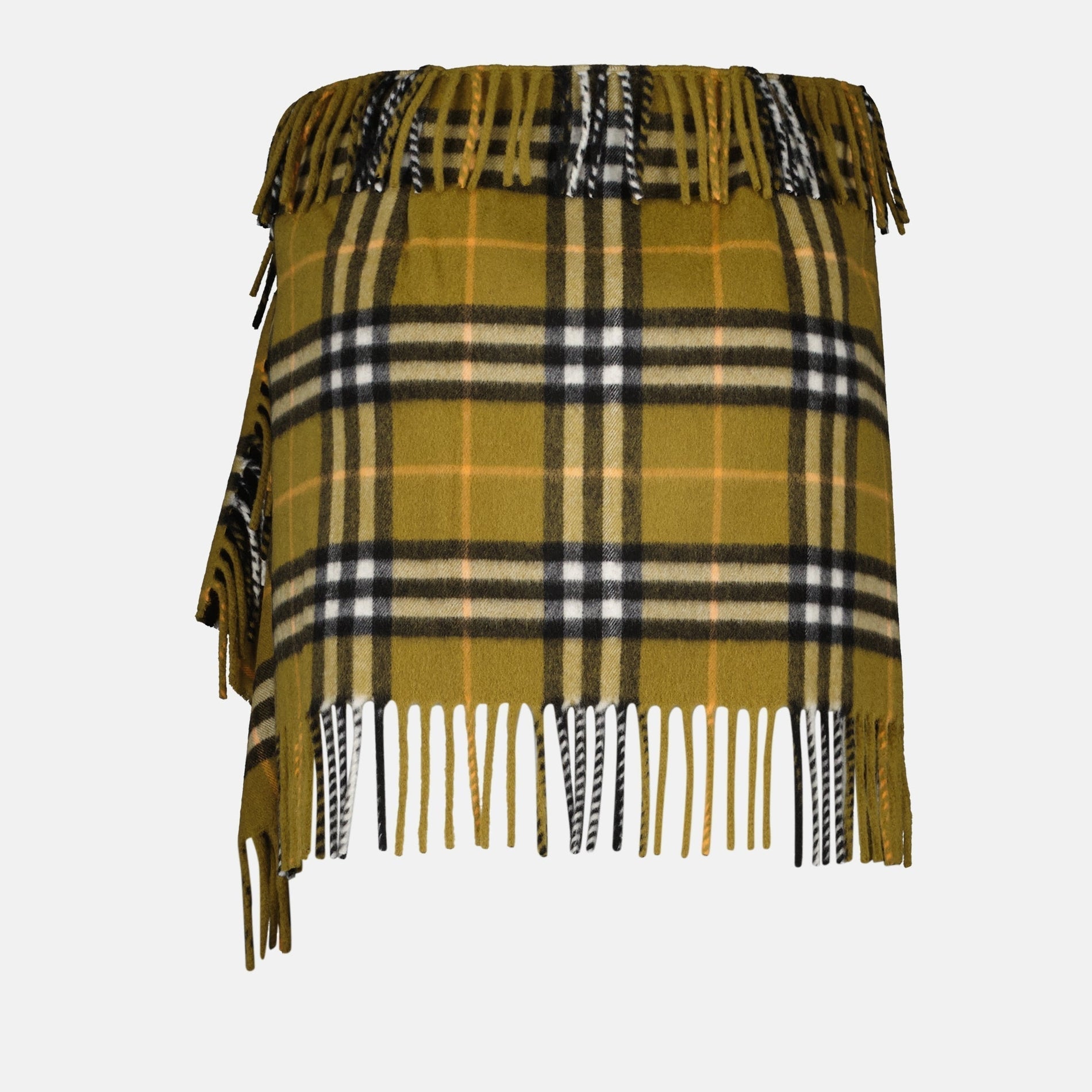 Burberry Checkered Wrap Skirt - image 2