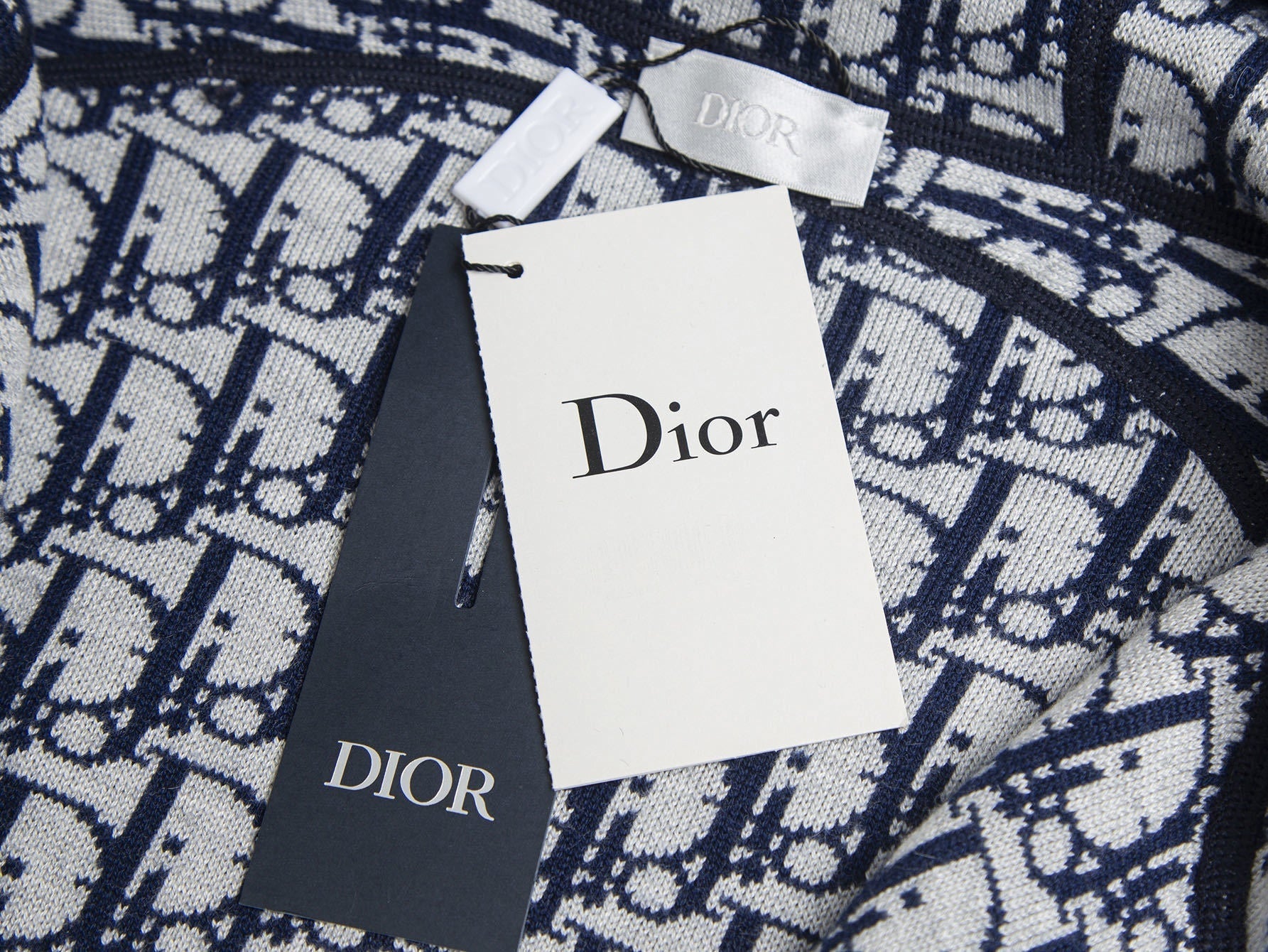 Dior Oblique Wool Zip Hoodie - image 8