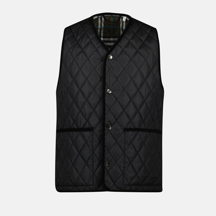 Burberry Tiverton Black Sleeveless Jacket