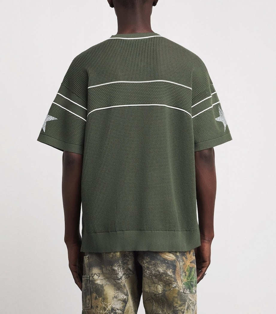 Amiri Technical Knitted Logo Oversized T-Shirt - image 3