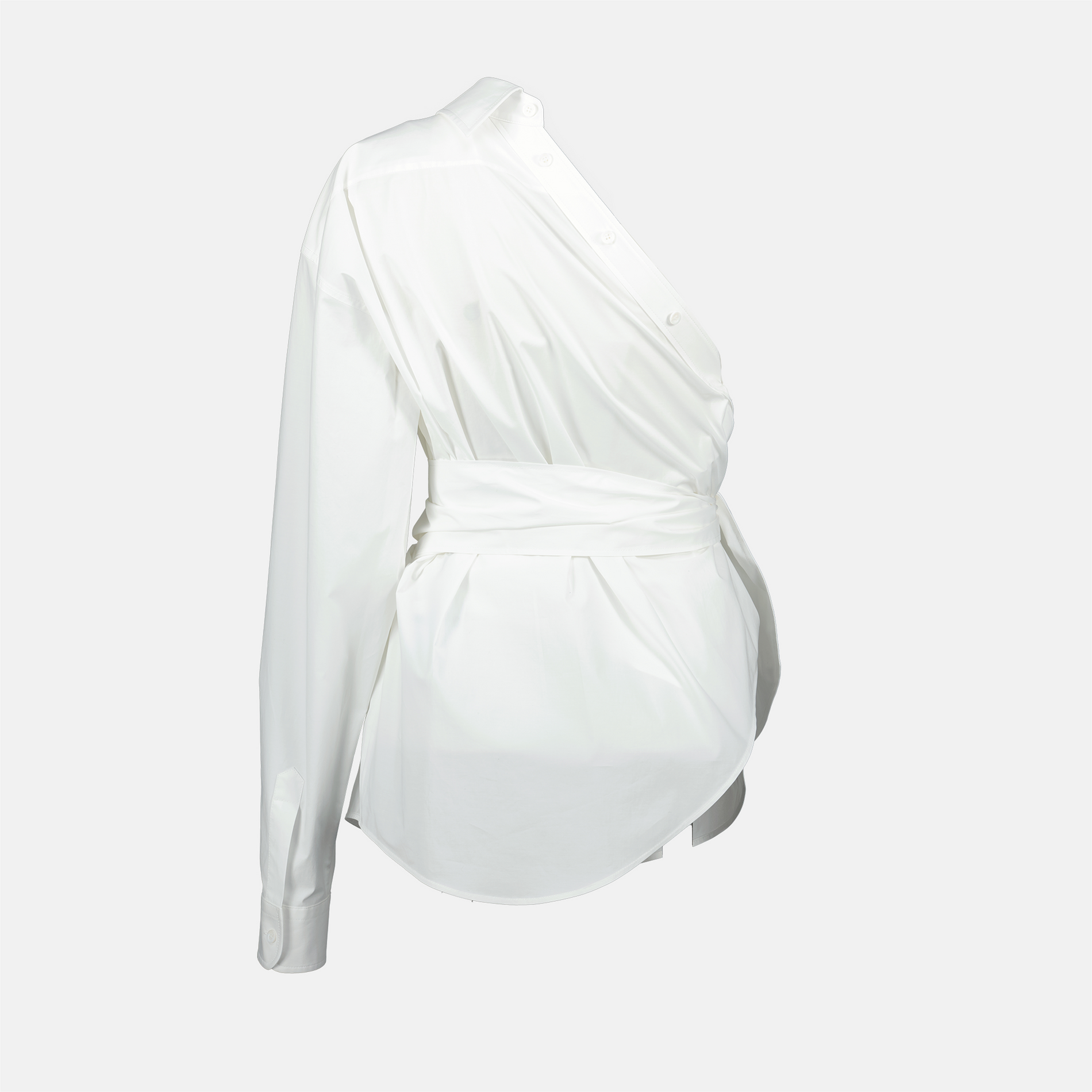 Moschino One-Shoulder Wrap Shirt - image 2