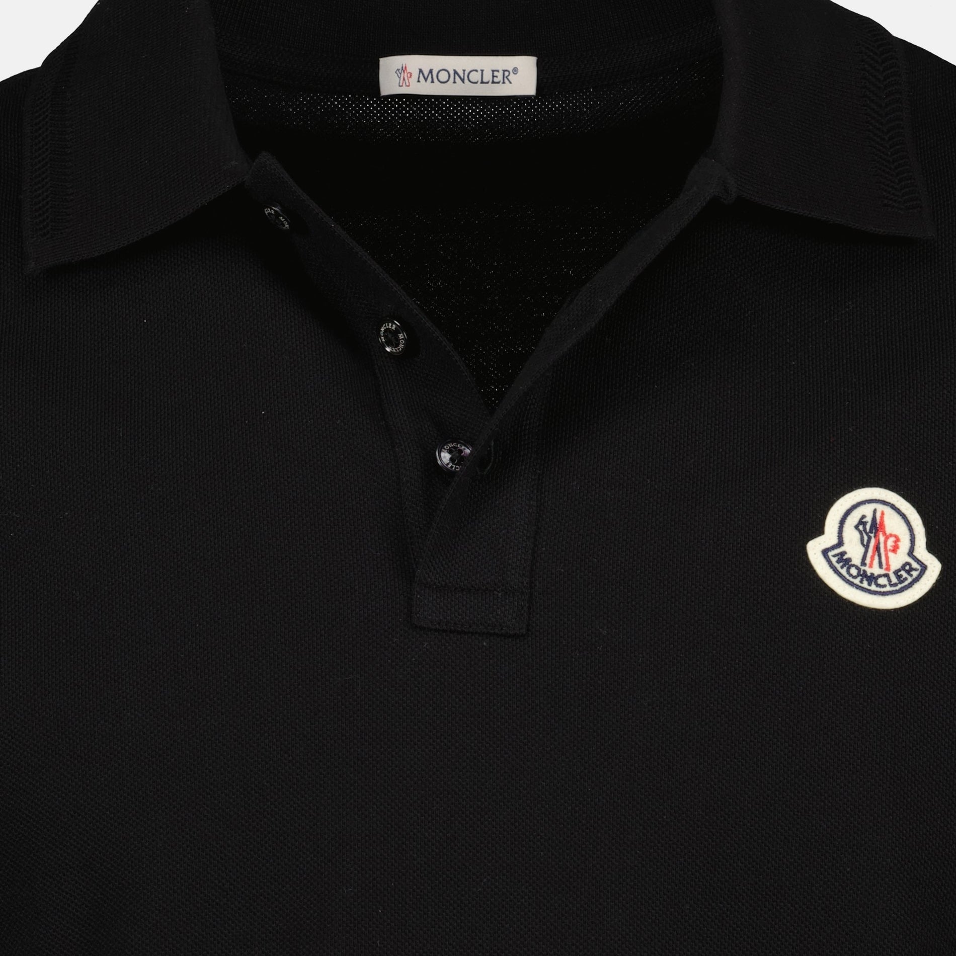 Moncler Black Classic Polo Shirt - image 4
