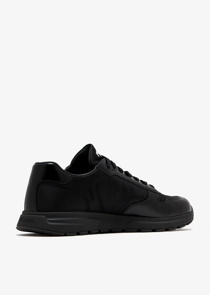 Prada Prax 01 Leather Sneakers – Black - image 3