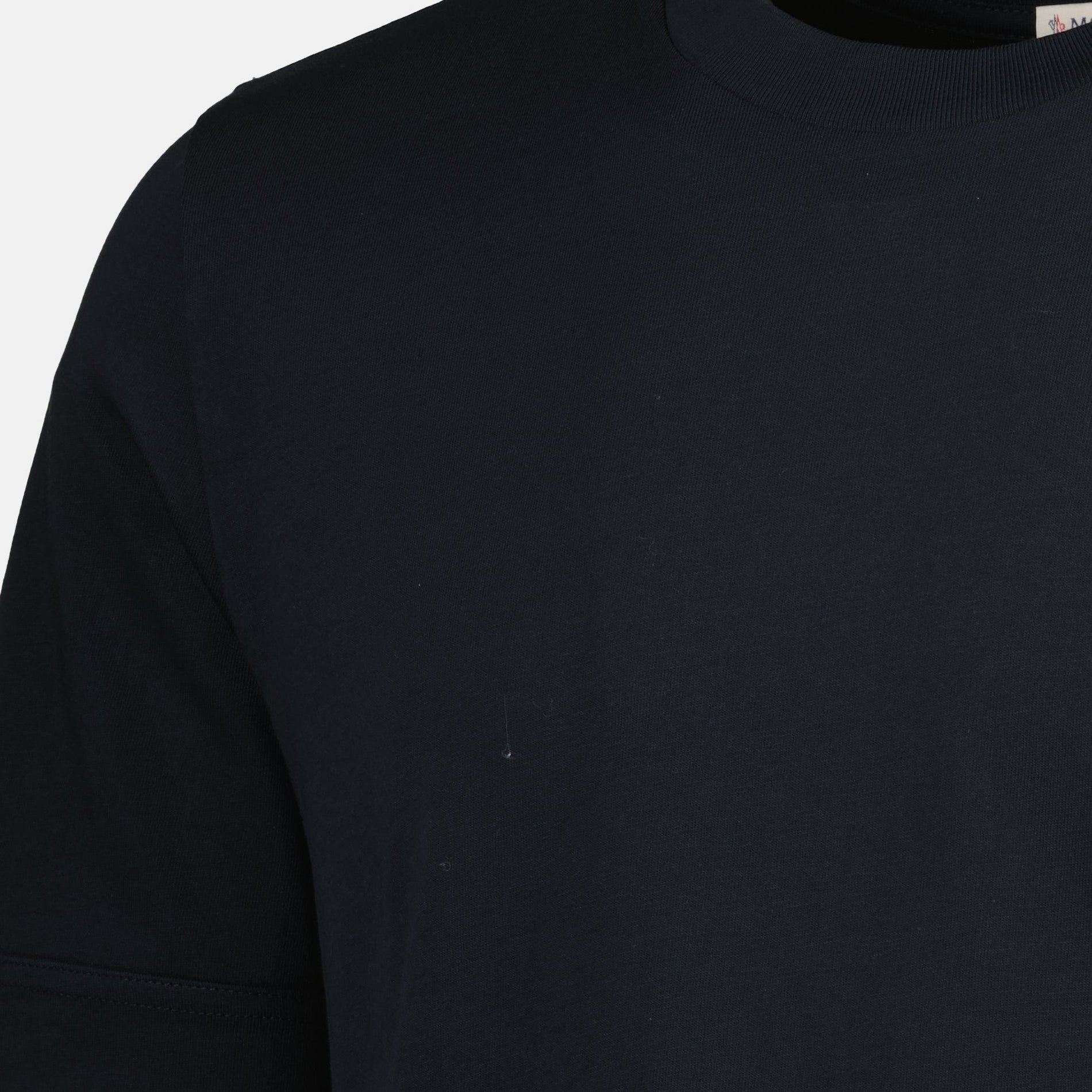 Moncler Leather Logo Cotton T-Shirt - image 3